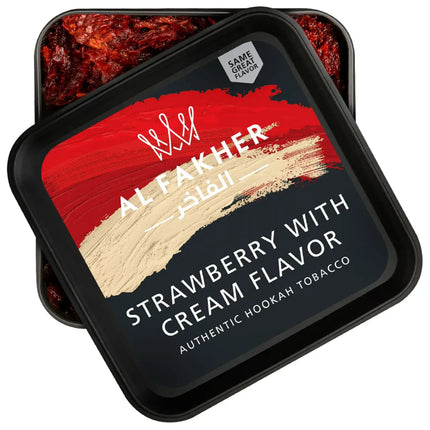 Al Fakher Hookah Tobacco 250g strawberry with cream