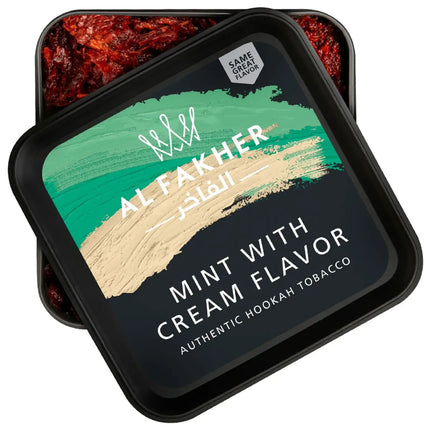 Al Fakher Hookah Tobacco 250g mint with cream