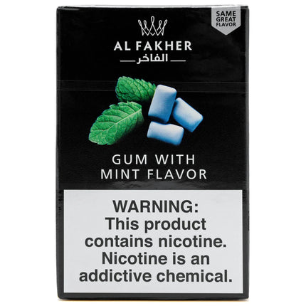Al Fakher Hookah Tobacco 50g gum with mint
