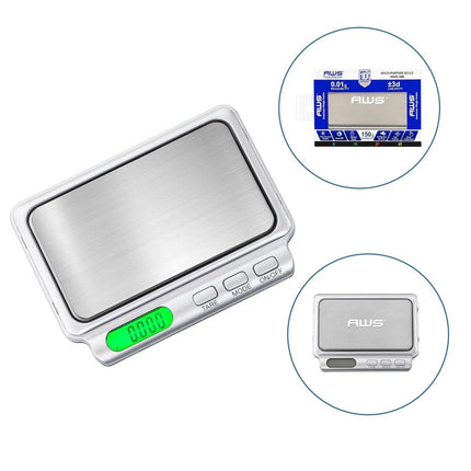 AWS Pocket Scale With Cover 200g - Virginia Vapes & Tobacco