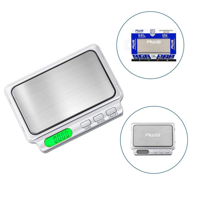 AWS Pocket Scale With Cover 200g - Virginia Vapes & Tobacco