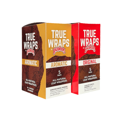 BackWoods True Wraps 5pk - Virginia Vapes & Tobacco