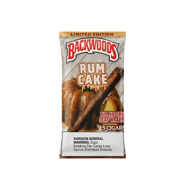 Backwoods Rum Cake 5pk