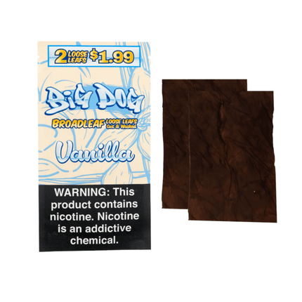 Big Dog Loose Leaf Wraps 2pk - Virginia Vapes & Tobacco