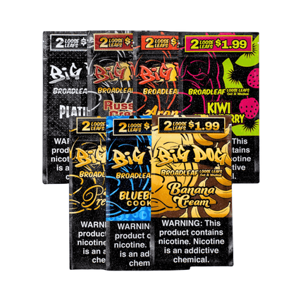 Big Dog Loose Leaf Wraps 2pk - Virginia Vapes & Tobacco