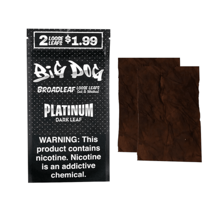 Big Dog Loose Leaf Wraps 2pk - Virginia Vapes & Tobacco