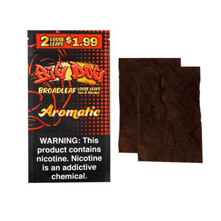 Big Dog Loose Leaf Wraps 2pk - Virginia Vapes & Tobacco