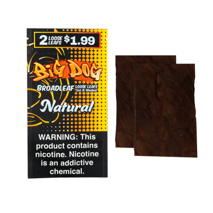 Big Dog Loose Leaf Wraps 2pk - Virginia Vapes & Tobacco