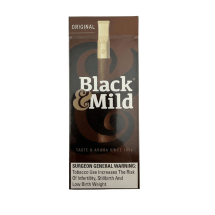 Black & Mild 5pk Plastic Tip Original - Virginia Vapes & Tobacco