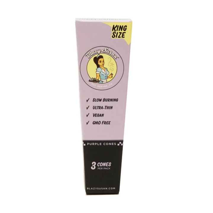 Blazy Susan Purple Cones king size