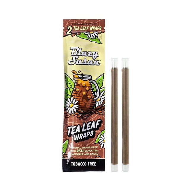 Blazy Susan Teal Leaf Wraps