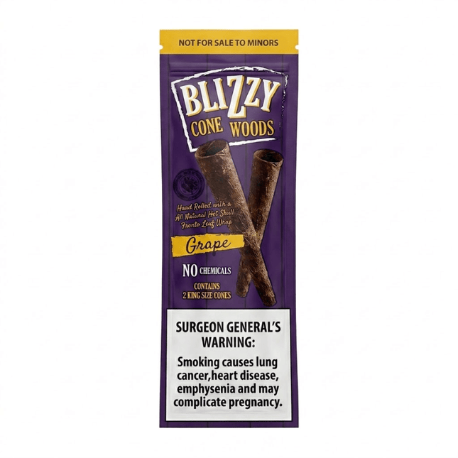 Blizzy Cones 2 Pack Grape - Virginia Vapes & Tobacco