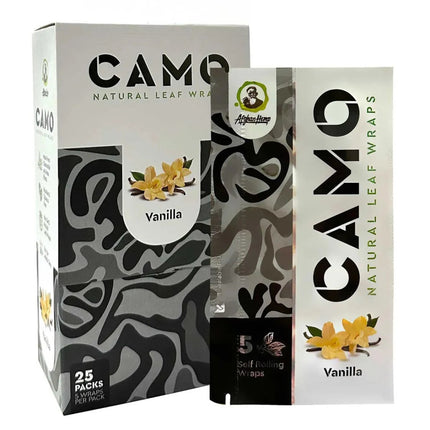 Camo Natural Leaf Wraps 5pk - Virginia Vapes & Tobacco