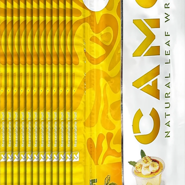 Camo Self Rolling Leaf Wraps Banana Custard - Virginia Vapes & Tobacco