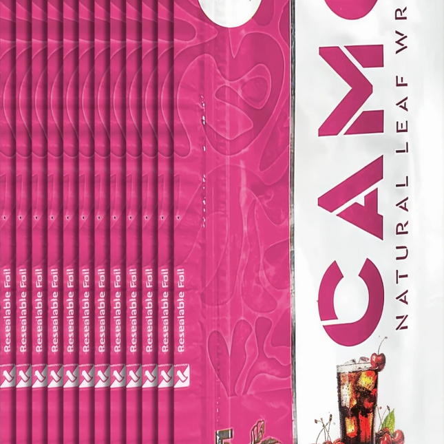 Camo Self Rolling Leaf Wraps Cherry Cola - Virginia Vapes & Tobacco