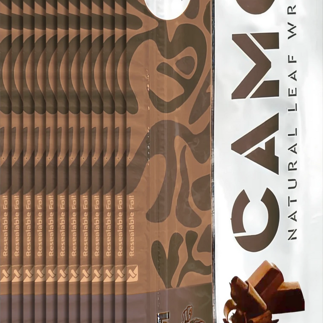 Camo Self Rolling Leaf Wraps Choco - Virginia Vapes & Tobacco