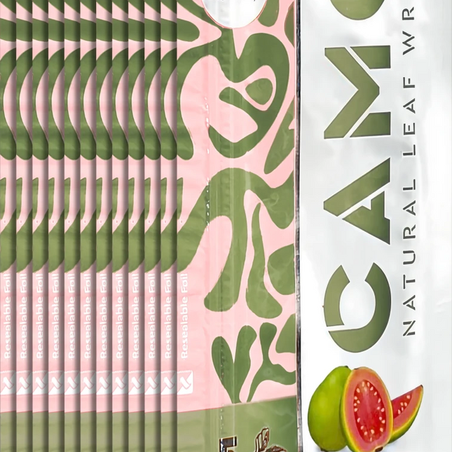 Camo Self Rolling Leaf Wraps Guava - Virginia Vapes & Tobacco