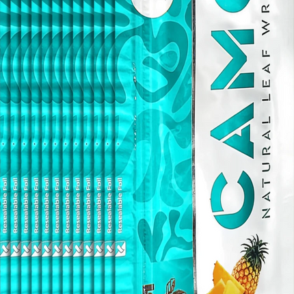 Camo Self Rolling Leaf Wraps Pineapple - Virginia Vapes & Tobacco