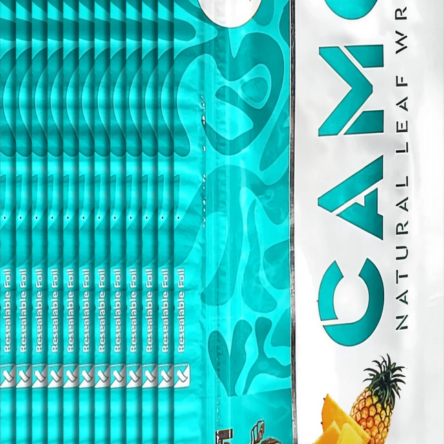 Camo Self Rolling Leaf Wraps Pineapple - Virginia Vapes & Tobacco