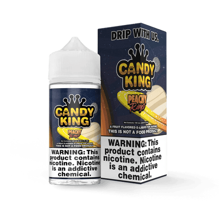 Candy King Peachy Rings 100ml - Virginia Vapes & Tobacco