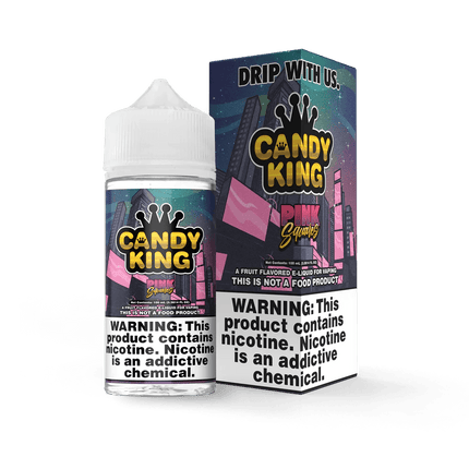 Candy King Pink Squares 100ml - Virginia Vapes & Tobacco