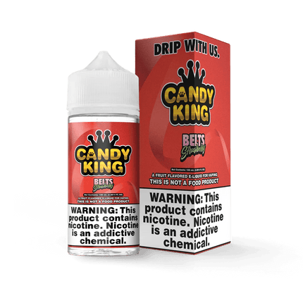 Candy King Strawberry Belts 100ml - Virginia Vapes & Tobacco