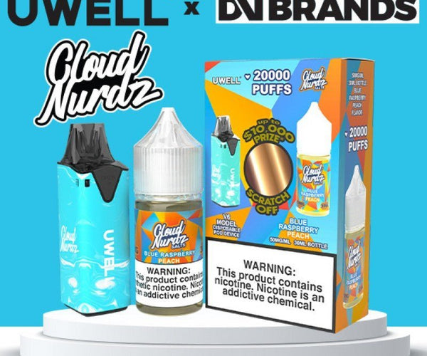 Cloud Nurdz Salt X & Uwell V6 Bundle | Virginia Vapes Cloud Nurdz Salt X & Uwell V6 Bundle | Virginia Vapes
