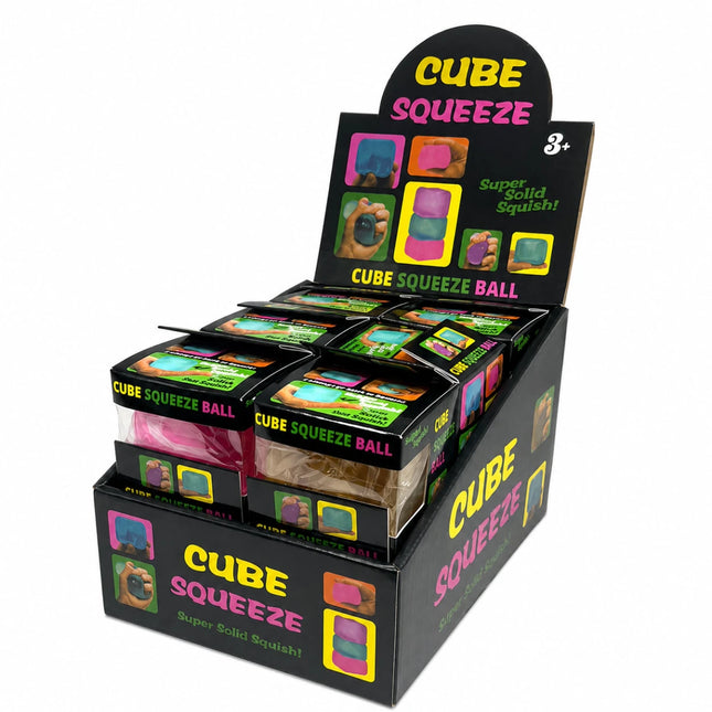 Cube Squeeze Ball Assorted Colors - Virginia Vapes & Tobacco