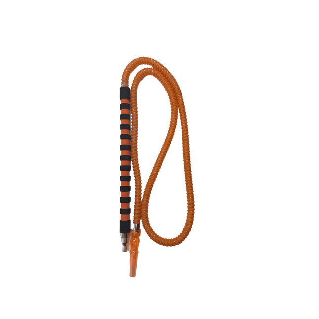 Cushioned Handle Hookah Hose orange