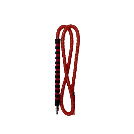 Cushioned Handle Hookah Hose red