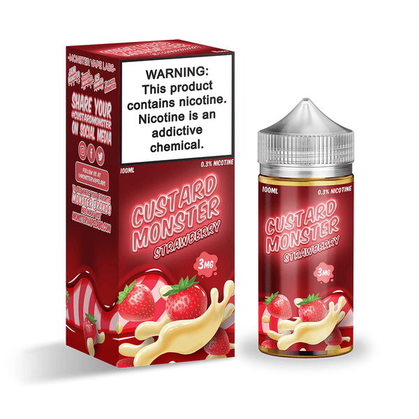 Monster Labs Custard Monster Strawberry 100ml