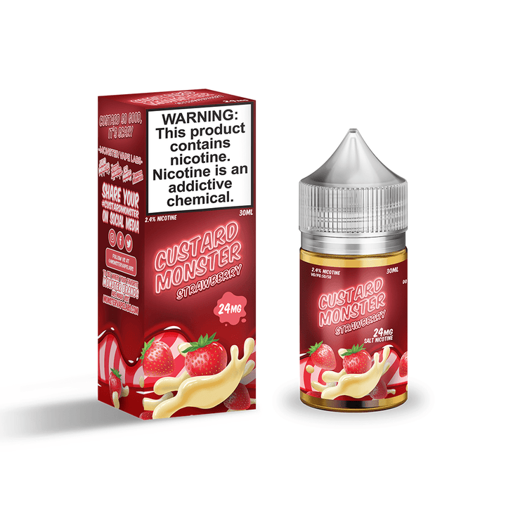 Custard Monster Strawberry Salt 30ml