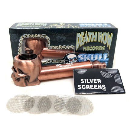 Death Row Skull Hand Pipe - Virginia Vapes & Tobacco