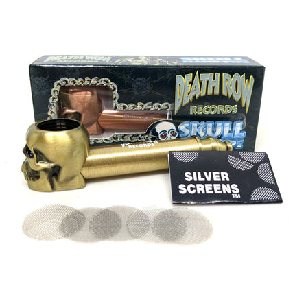 Death Row Skull Hand Pipe - Virginia Vapes & Tobacco
