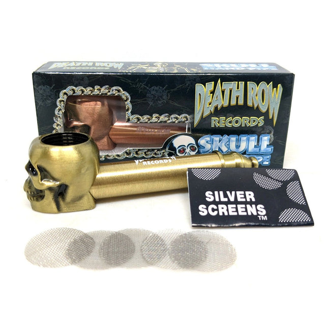 Death Row Skull Hand Pipe - Virginia Vapes & Tobacco