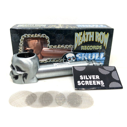 Death Row Skull Hand Pipe - Virginia Vapes & Tobacco