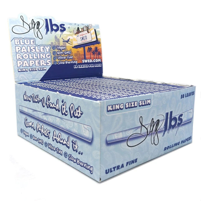Dogg Lbs Blue Paisley Rolling Papers - Virginia Vapes & Tobacco