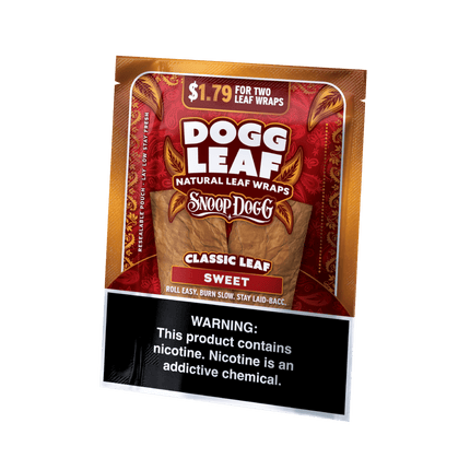 Dogg Leaf Flat Wraps Sweet - Virginia Vapes & Tobacco