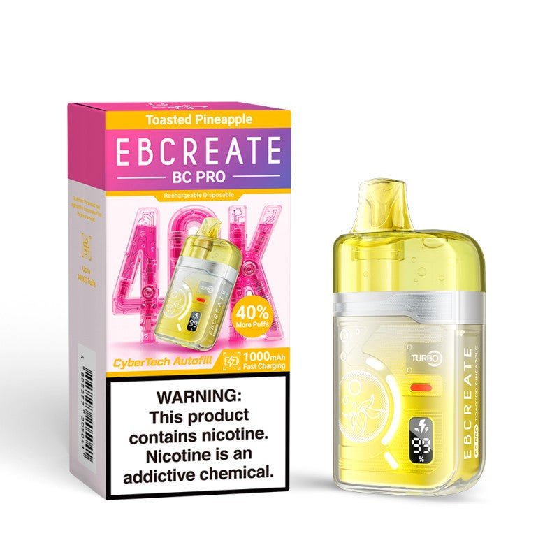EBCREATE BC Pro 40K Disposable 40,000 Puffs, Turbo Mode EBCREATE BC Pro 40K Disposable 40,000 Puffs, Turbo Mode