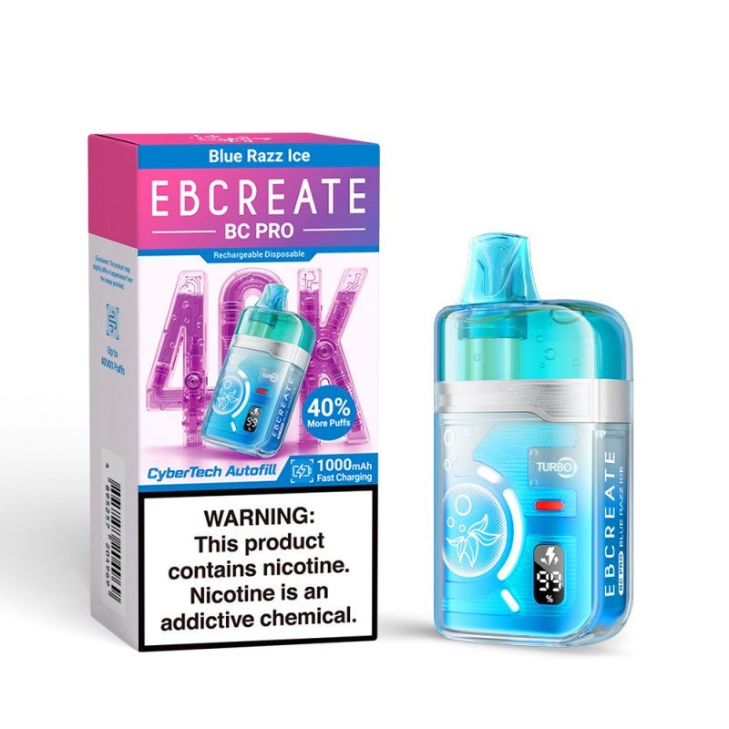 EBCREATE BC Pro 40K Disposable 40,000 Puffs, Turbo Mode Virginia Vapes & Tobacco EBCREATE BC Pro 40K Disposable 40,000 Puffs, Turbo Mode Virginia Vapes & Tobacco