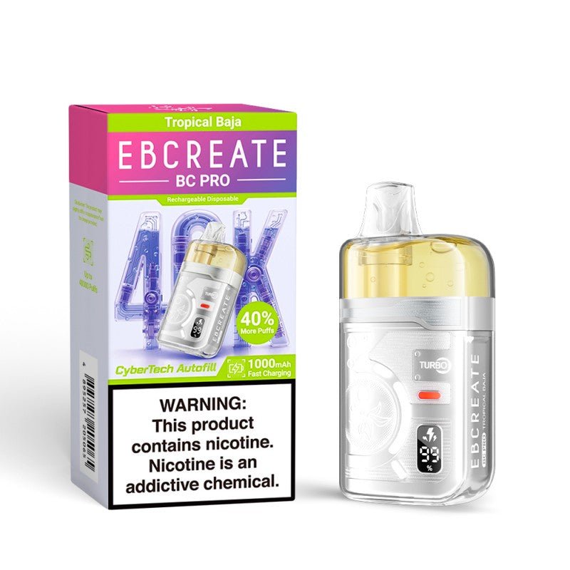 EBCREATE BC Pro 40K Disposable 40,000 Puffs, Turbo Mode Virginia Vapes & Tobacco EBCREATE BC Pro 40K Disposable 40,000 Puffs, Turbo Mode Virginia Vapes & Tobacco