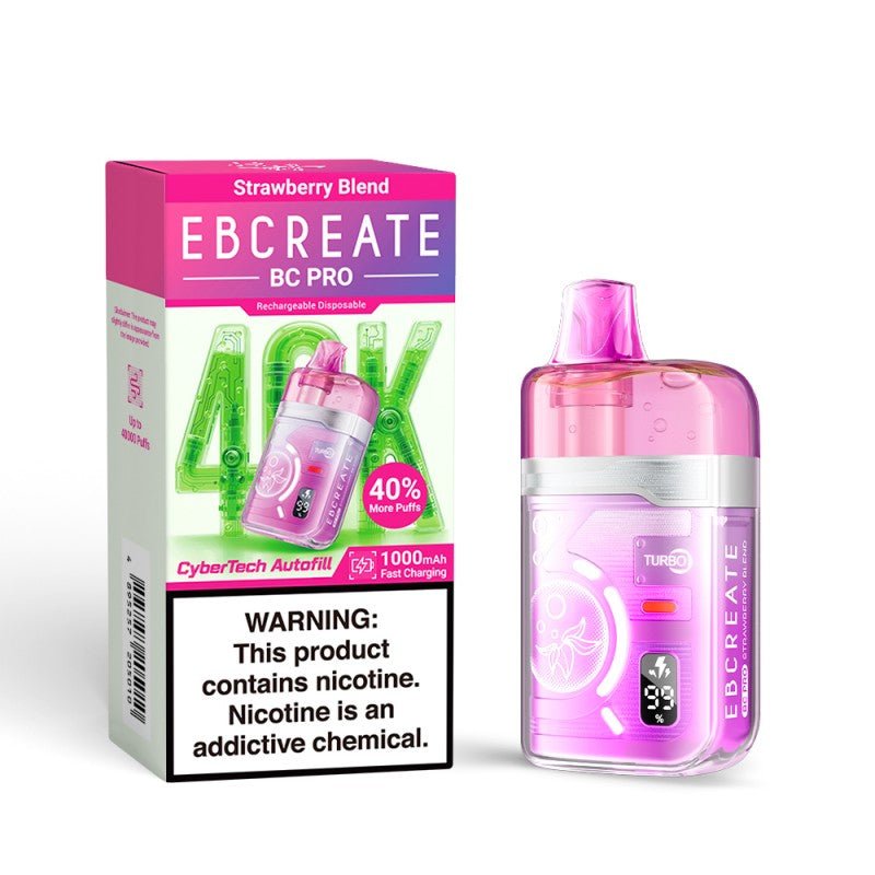 EBCREATE BC Pro 40K Disposable 40,000 Puffs, Turbo Mode EBCREATE BC Pro 40K Disposable 40,000 Puffs, Turbo Mode