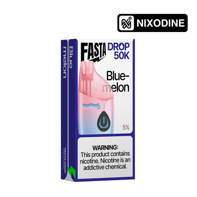 Fasta Drop Nixodine Disposable Blue Melon - Virginia Vapes & Tobacco