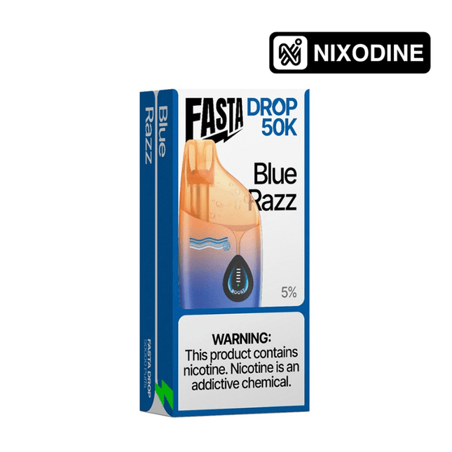 Fasta Drop Nixodine Disposable Blue Razz - Virginia Vapes & Tobacco