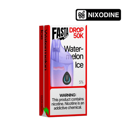 Fasta Drop Nixodine Disposable Watermelon Ice - Virginia Vapes & Tobacco