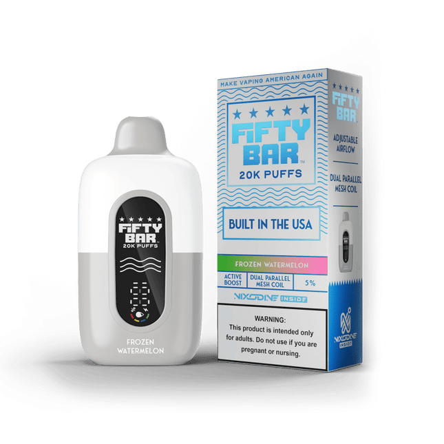 Fifty Bar Nixodine Disposable Frozen Watermelon - Virginia Vapes & Tobacco