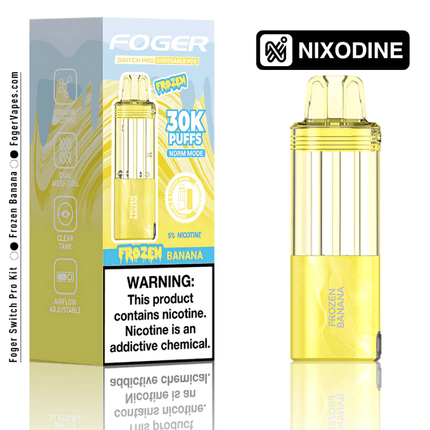 Foger Switch Pro Nixodine POD ONLY Frozen Banana - Virginia Vapes & Tobacco