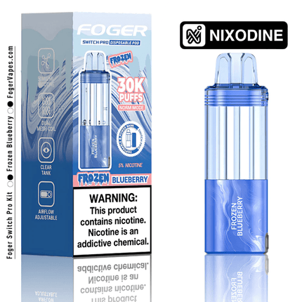 Foger Switch Pro Nixodine POD ONLY Frozen Blueberry - Virginia Vapes & Tobacco