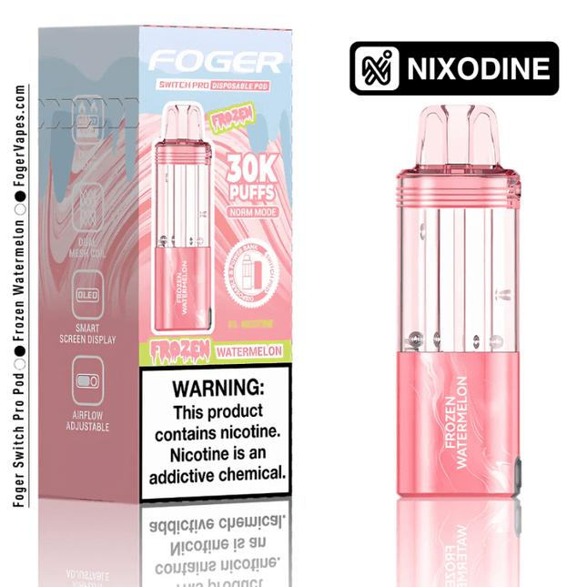 Foger Switch Pro Nixodine POD ONLY Frozen Watermelon - Virginia Vapes & Tobacco
