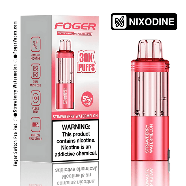 Foger Switch Pro Nixodine POD ONLY Strawberry Watermelon - Virginia Vapes & Tobacco